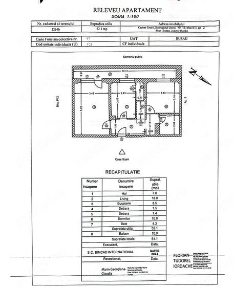Apartament cu 2 camere decomandat în Unirii Sud