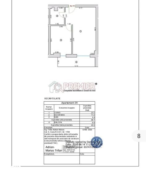 Studio 45,30 mp | Berceni Sector 4 | 76.000 TVA inclus - 1