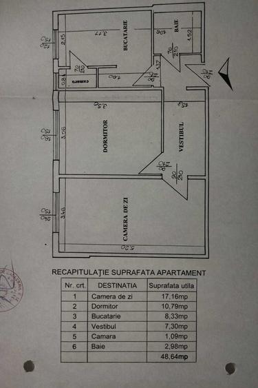 2 camere decomandat, etaj 4/4, renovat, metrou 1 Decembrie 1918 - 7