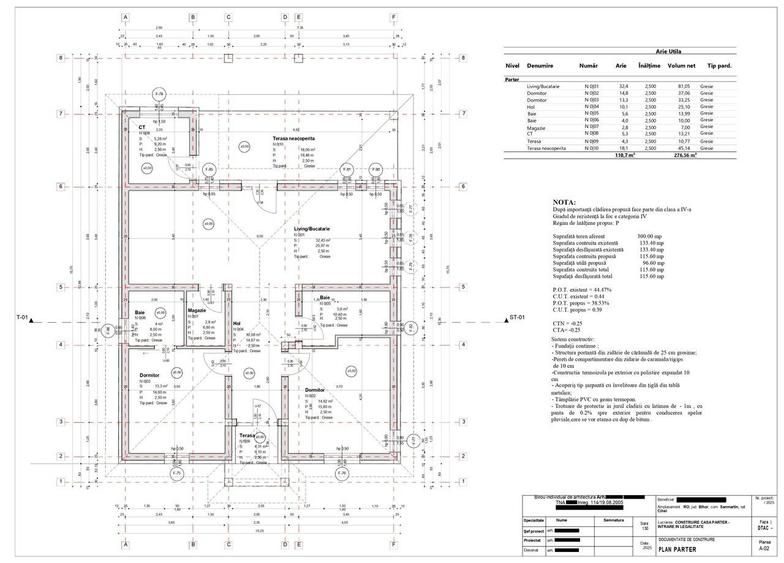 Casa semifinisata la alb in Cihei 2 dormitoare, buctarie+living open - 2