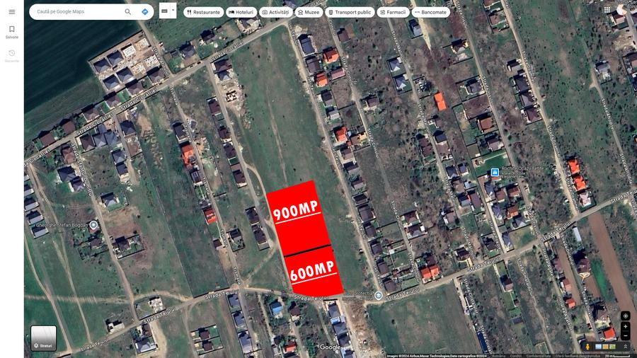 Teren Construcții intravilan de 600 mp, în Domnești