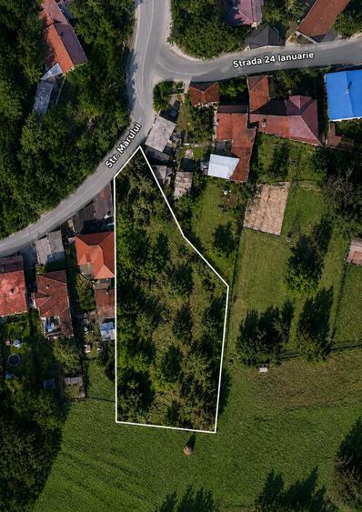 Teren de 800 mp, în Exterior Vest
