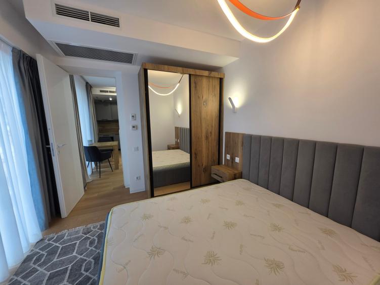 Apartament cu 2 camere semidecomandat, mobilat în Barbu Văcărescu