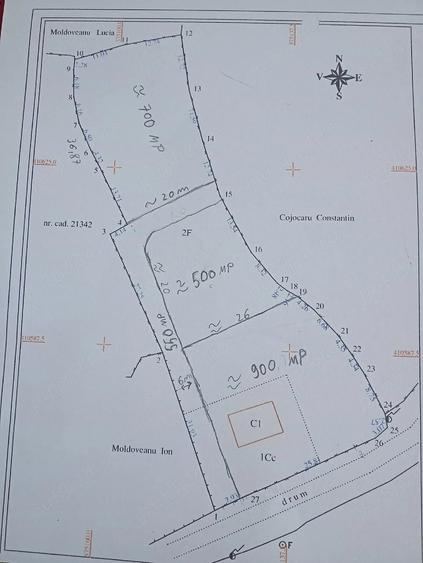 Teren de 2649 mp, în Vărbila