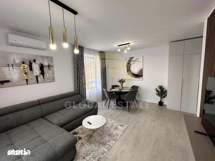 Apartament cu 2 camere semidecomandat în Băneasa