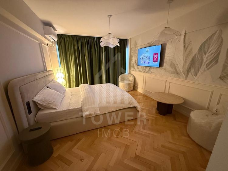 Apartament cu 2 camere decomandat, mobilat în Central