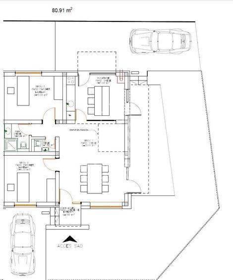 Triplex cu 5 camere, P+ E, In Sanandrei - 1