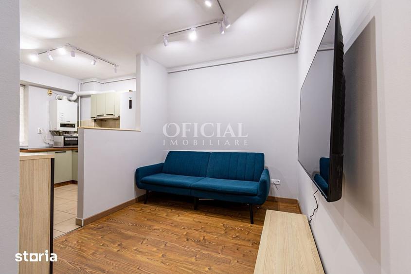 Apartament cu 2 camere semidecomandat, mobilat în Între Lacuri
