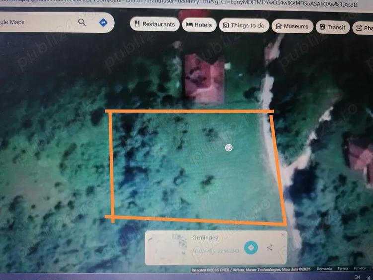 Teren de 1981 mp, în Ormindea