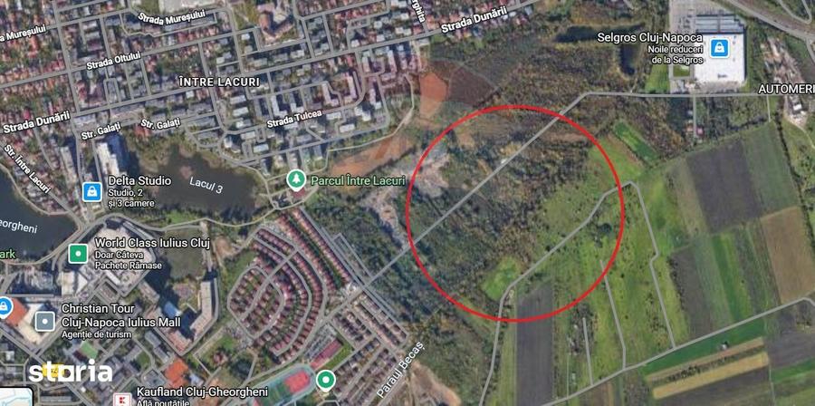 Teren de 2324 mp, în Între Lacuri