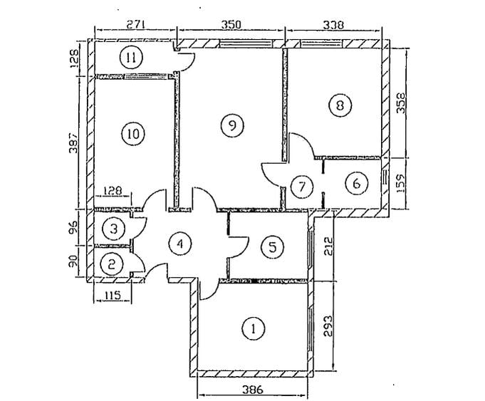Apartament cu 4 camere semidecomandat în Titan