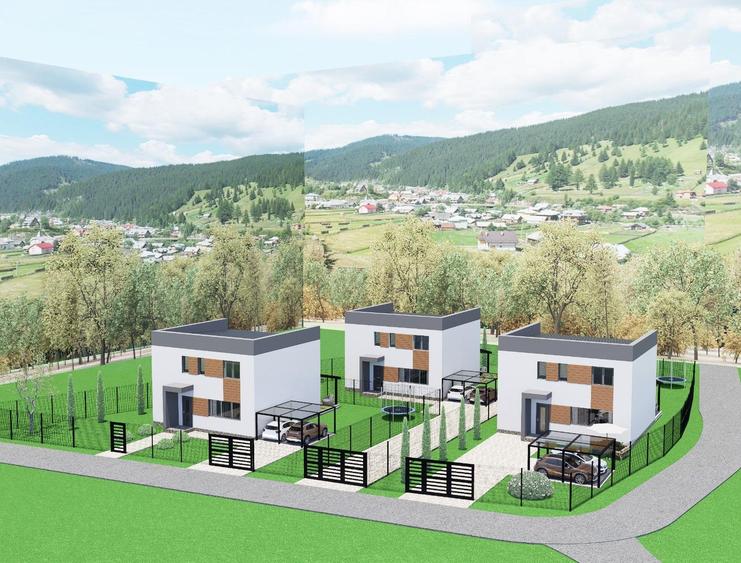 Casă cu 4 camere cu Teren 400 Mp în Mărgineni