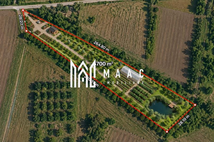 Teren agricol extravilan de 5700 mp, în Daia