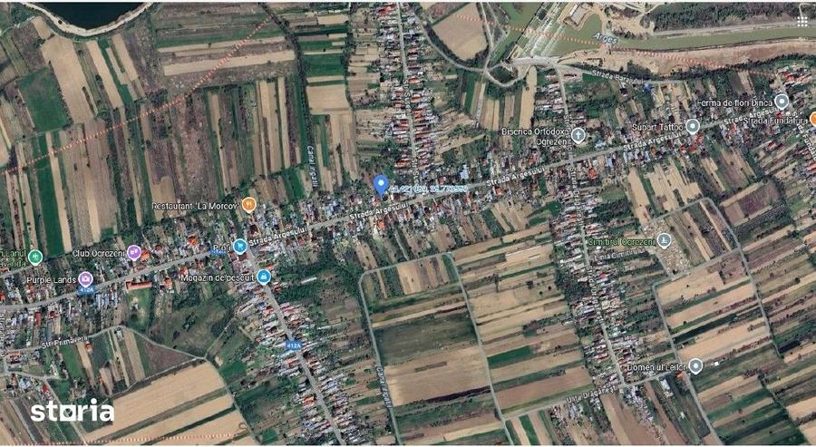 Casă cu 2 camere cu Teren 1324 Mp în Ogrezeni