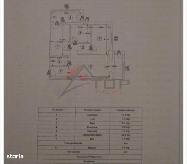 Apartament cu 3 camere în Horpaz