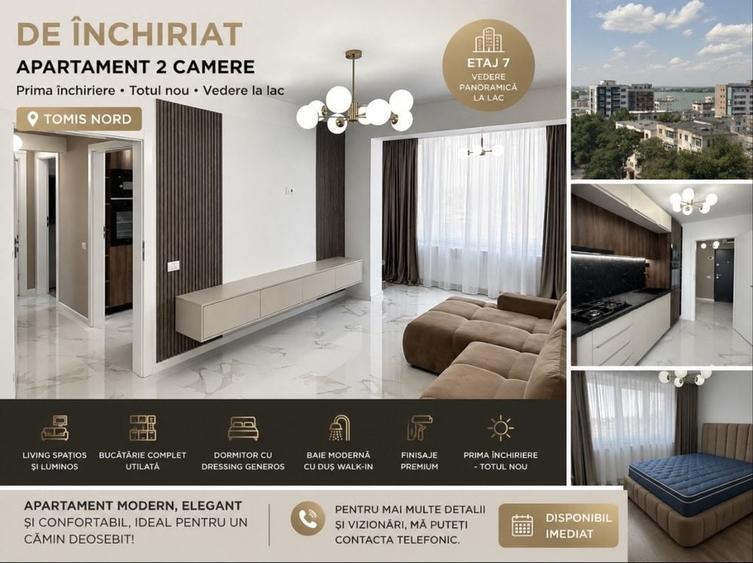 Apartament cu 2 camere decomandat în Tomis Nord