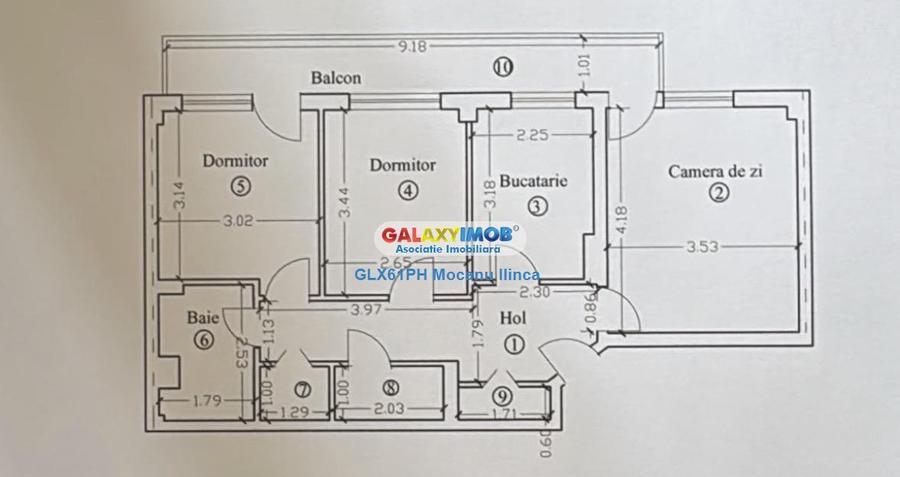 Apartament cu 3 camere decomandat, mobilat în Ultracentral