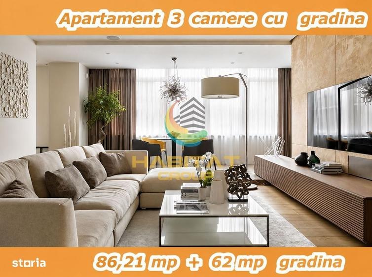 Vanzare Apartament 3 camere cu Gradina 62 mp Popesti Leordeni - 1