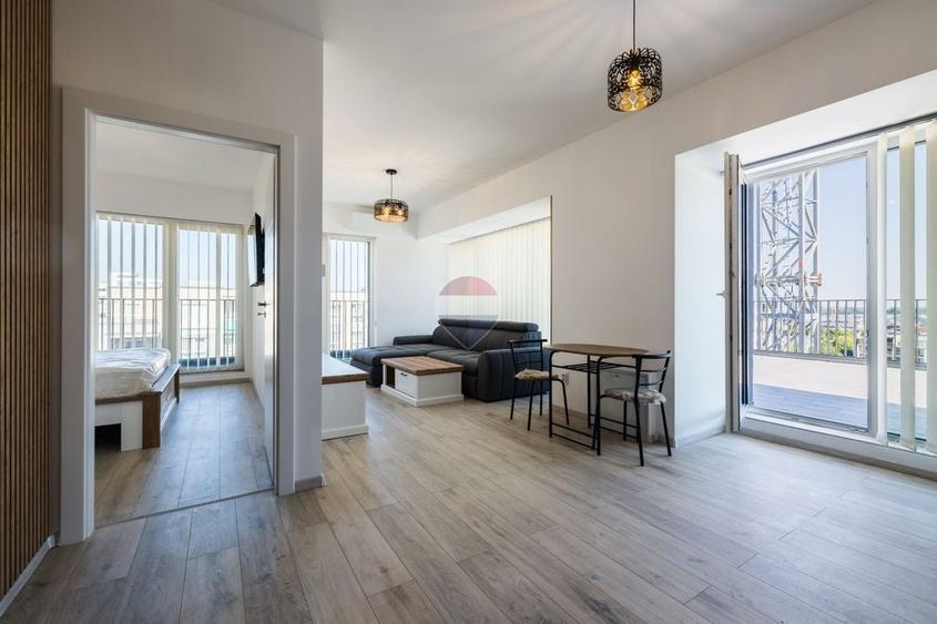 Apartament cu 2 camere decomandat, mobilat în Tractorul