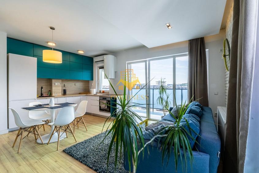 Apartament cu 3 camere semidecomandat, mobilat în Dâmbul Rotund