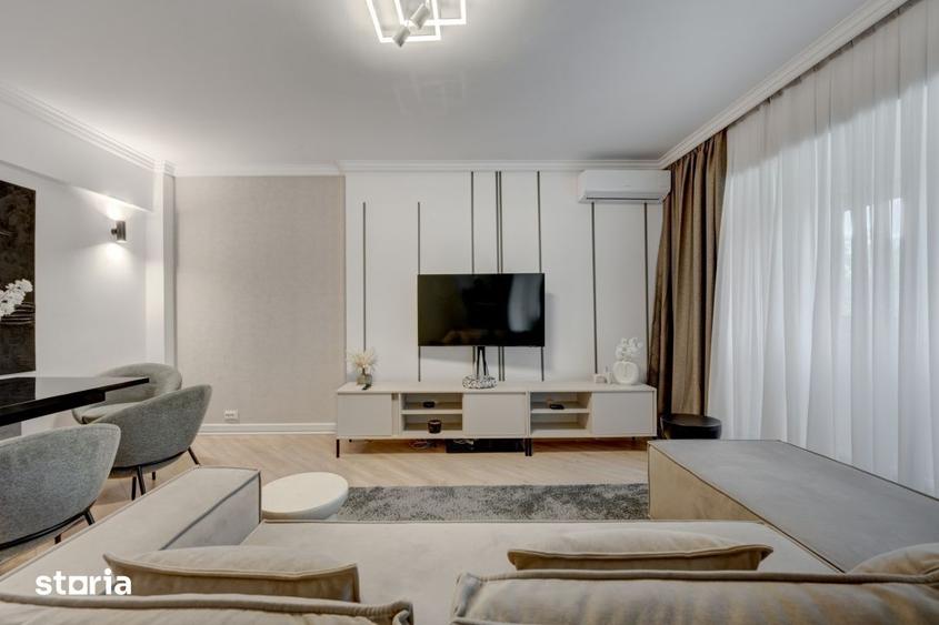 Apartament cu 3 camere decomandat, mobilat în Cișmigiu