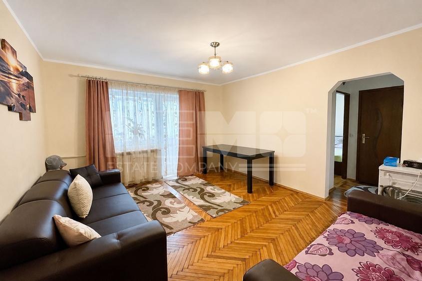 Apartament cu 2 camere semidecomandat, mobilat în Sud
