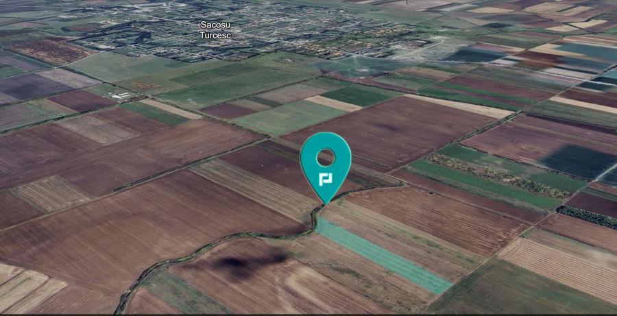 Teren agricol extravilan de 8700 mp, în Sacoșu Turcesc