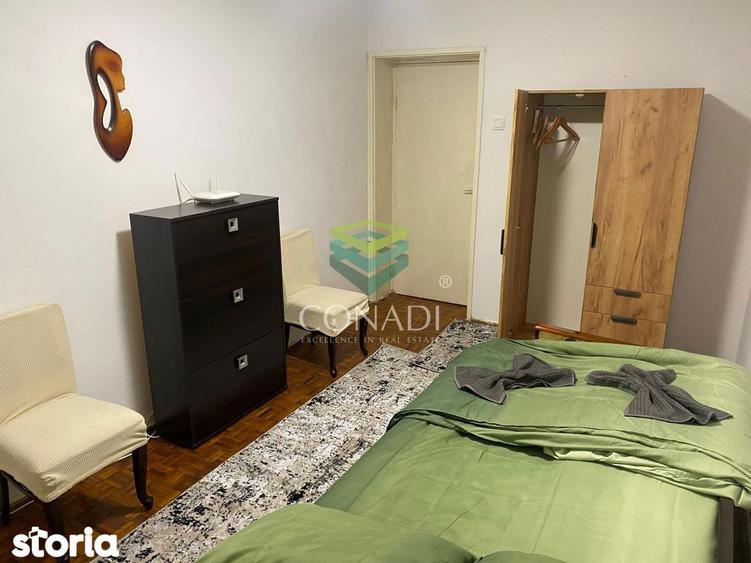 Apartament cu 3 camere, mobilat în Central