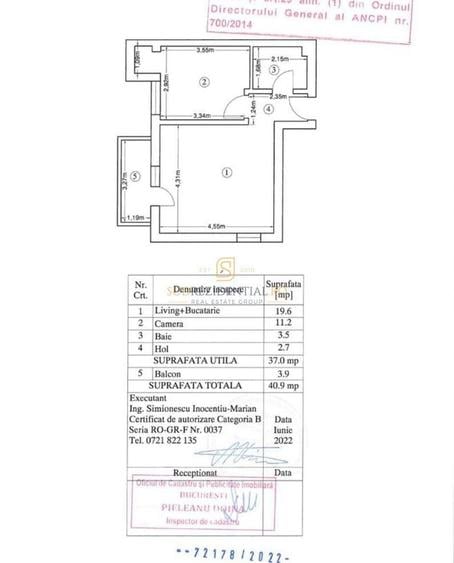 Apartament cu 2 camere în Apărătorii Patriei