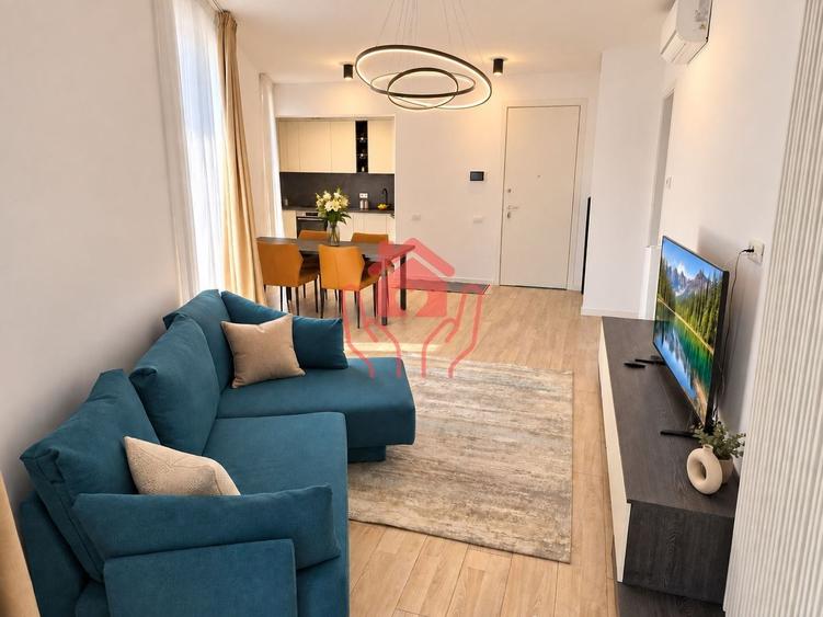 Apartament cu 2 camere semidecomandat, mobilat în Herăstrău