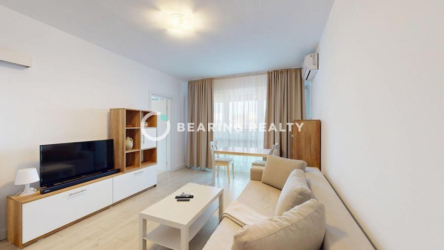 Apartament cu 2 camere semidecomandat, mobilat în Nord