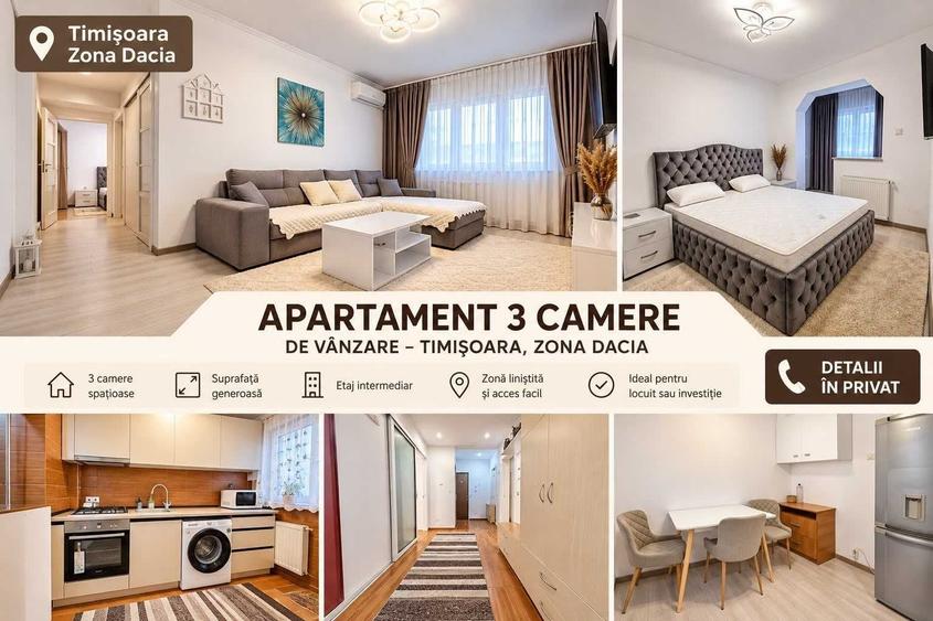 Apartament cu 3 camere în Circumvalațiunii