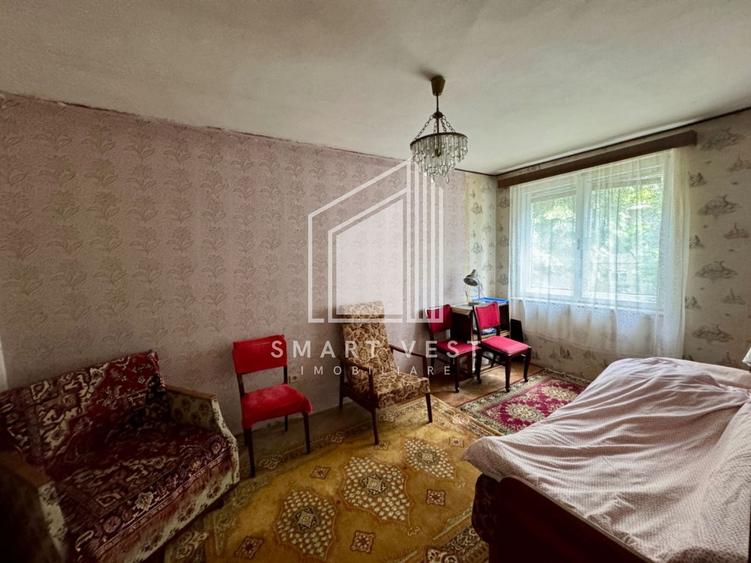 Apartament cu 2 camere semidecomandat, mobilat în Burdea
