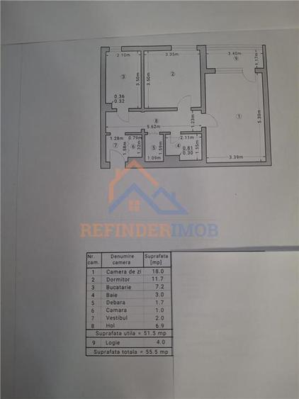Vanzare 2 camere metrou Nicolae Grigorescu-Piata Salajan 56mp - 10