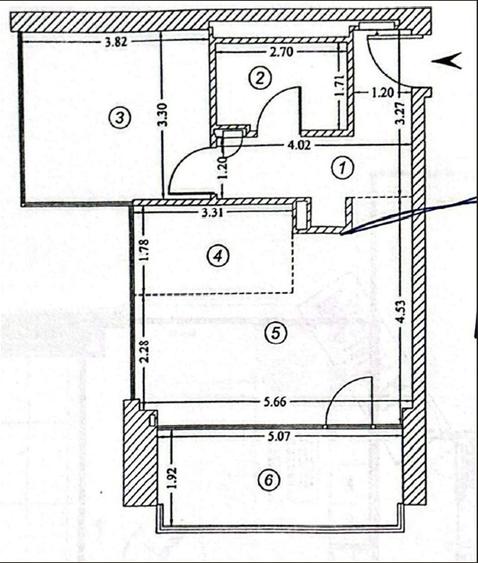 Apartament cu 2 camere în Floreasca