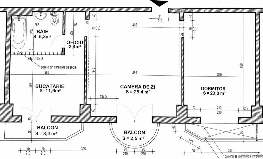 Apartament 2 camere 74 mp,centrala proprie,7 min Metrou Timpuri Noi ,comision 0% - 26