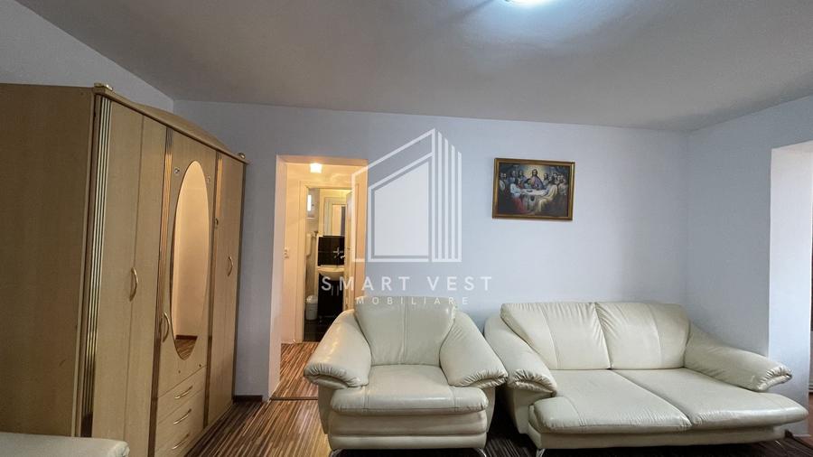 Apartament cu 2 camere semidecomandat, mobilat în Botizului