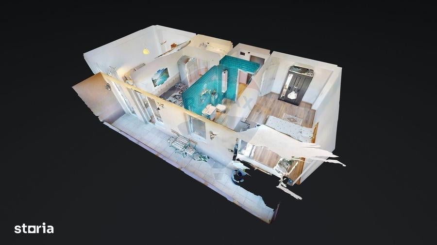 Apartament cu 2 camere decomandat în IAR