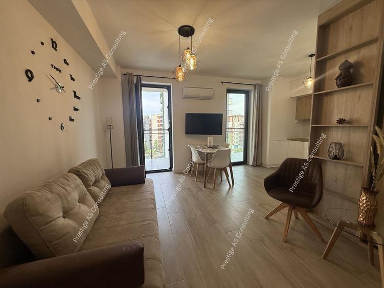Apartament cu 2 camere semidecomandat, mobilat în Torontalului