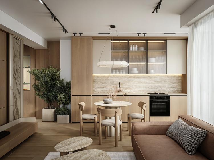 Apartament de 2 camere + birou la 3' de Mega Mall - 1