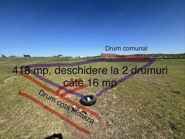 Teren de 414 mp, în Vadu