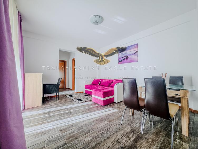 Apartament cu 2 camere semidecomandat, mobilat în Bună Ziua