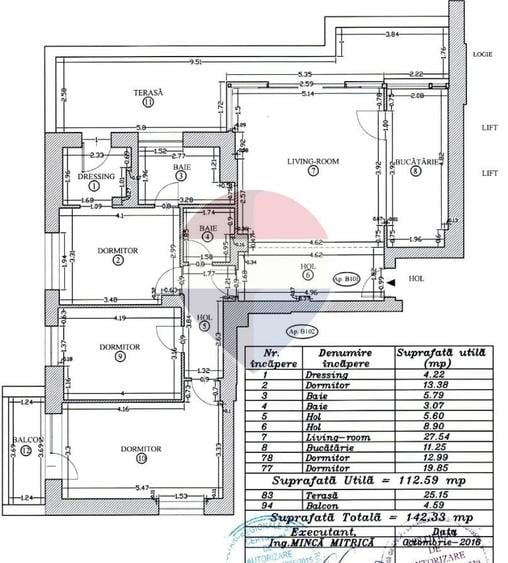 Apartament cu 4 camere în 13 Septembrie