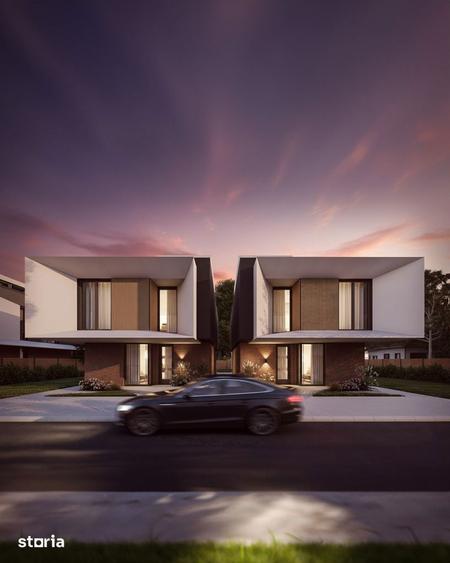 Teren intravilan cu autoriza?ie de construc?ie 2 case individuale P+2 - 4