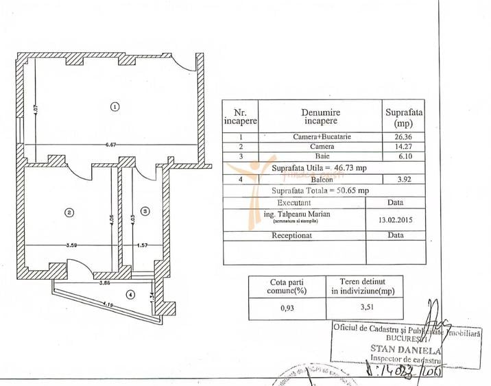 Apartament 2 Camere Premium | Nerva Traian – Timpuri Noi | Bloc 2014 | - 10