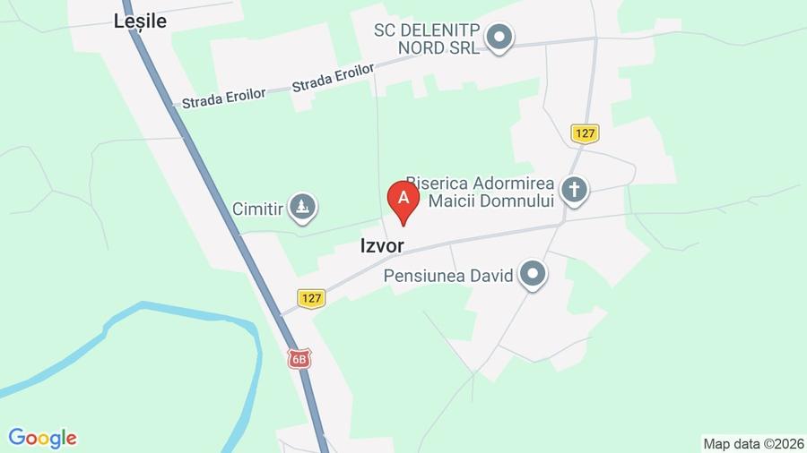 Casă individuală cu 3 camere cu Canalizare în Izvor