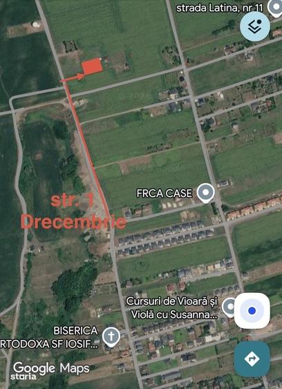 Teren de construit 500mp, acces nepavat - 1