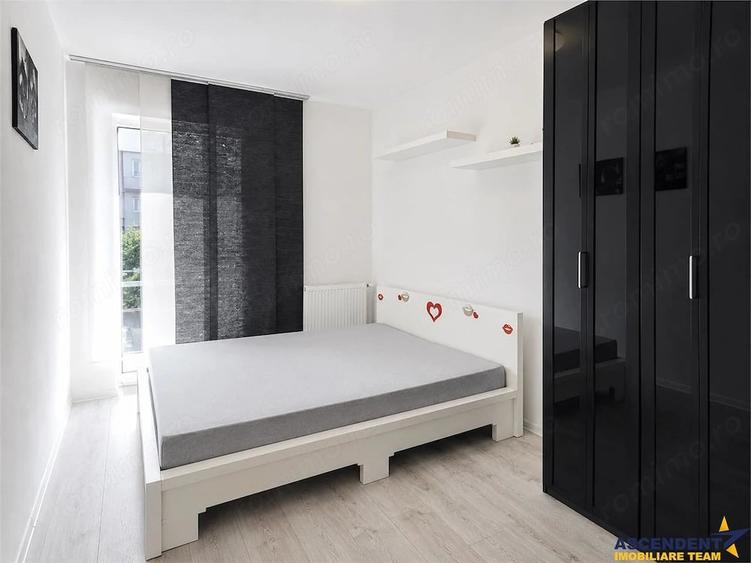 Apartament tip Studio mobilat si utilat modern, loc de parcare, boxa depozitare, zona Coresi, bloc n - 3