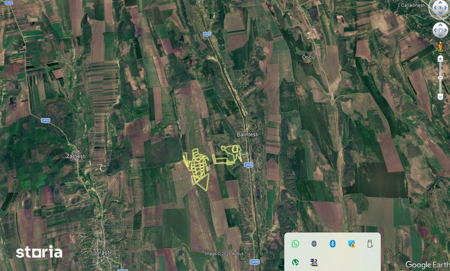Teren de 700000 mp, în Berești-Meria