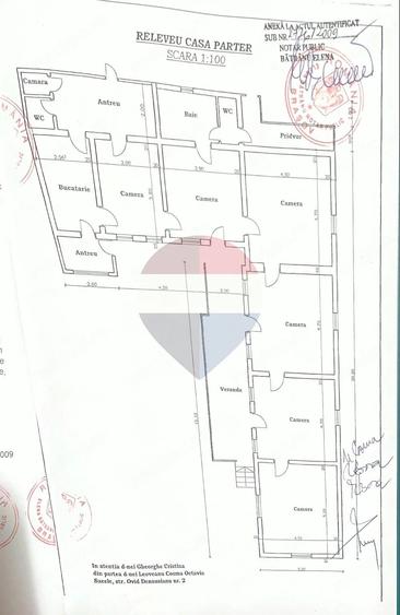 Casă cu Teren 1900 Mp în Central